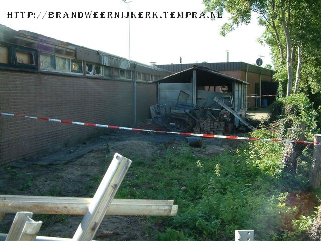 voor de tweede keer in de brand !