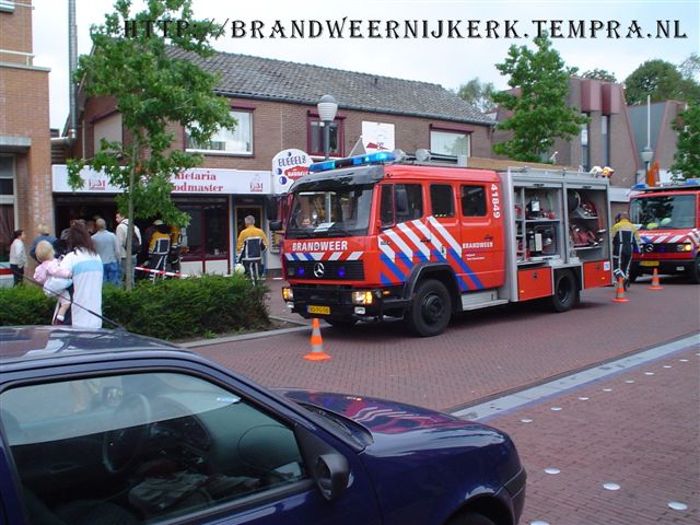 Kleine binnenbrand bij Foodmaster !