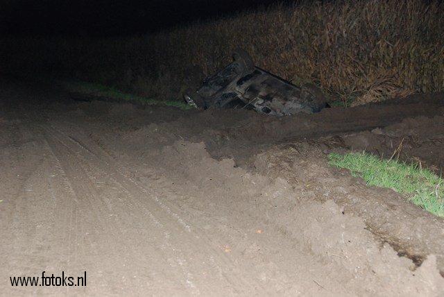 bijna niet te zien vanaf de weg